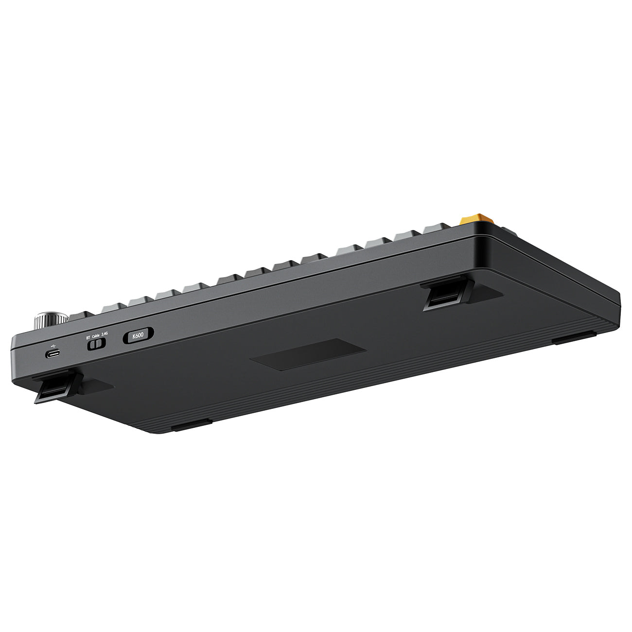 Machenike K600-B82W laidinė mechaninė foniniu šviesa leidiama žaidimo klaviatūra GR Silver Switch - juoda -- Gaming...