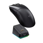 Machenike L8 Max belaidė žaidimų pelė su įkrovimo stotele - Juoda -- Gaming Accessories