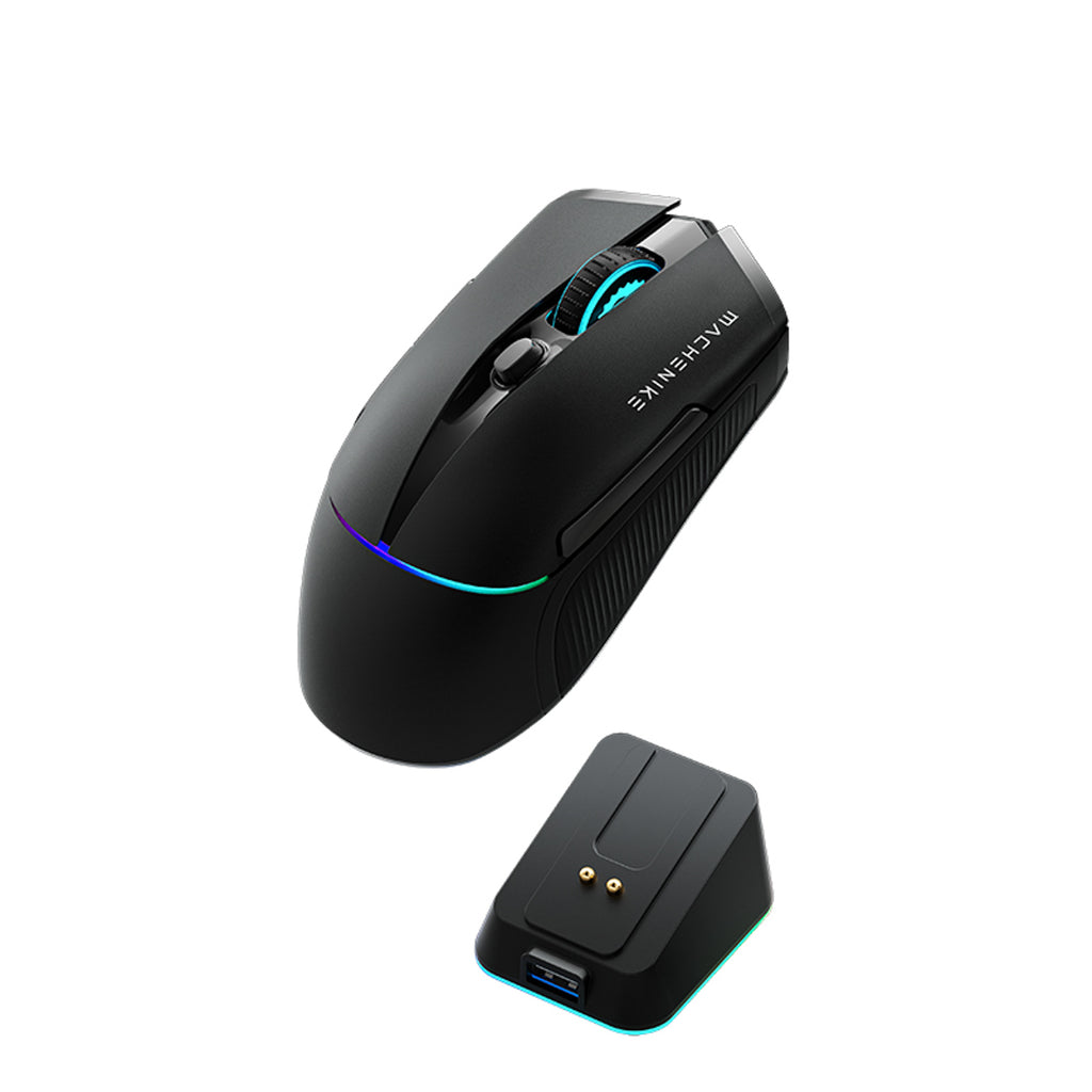 Machenike L8 Pro belaidė žaidimų pelė su įkrovimo stotele - Juoda -- Gaming Accessories