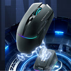 Machenike L8 Pro belaidė žaidimų pelė su įkrovimo stotele - Juoda -- Gaming Accessories
