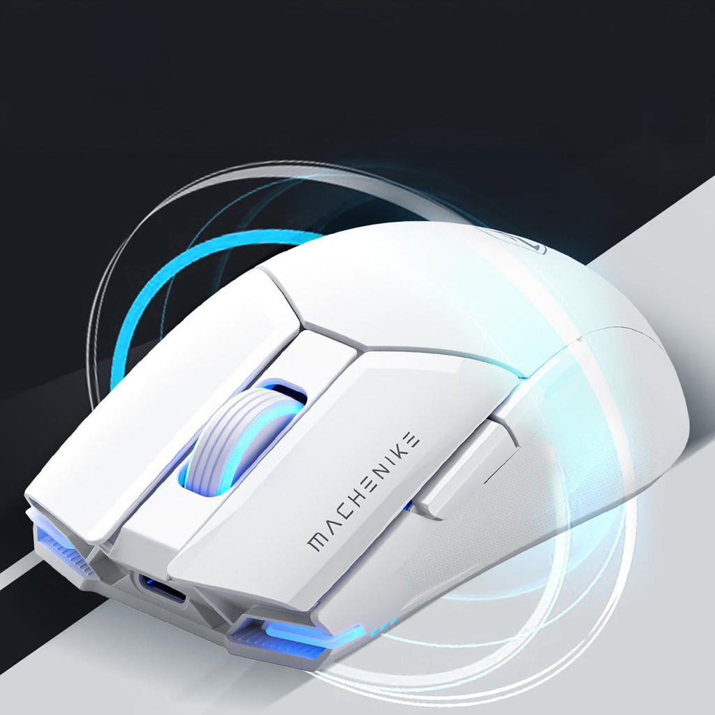 Machenike M7 Pro belaidė žaidimų pelė - Balta -- Gaming Accessories