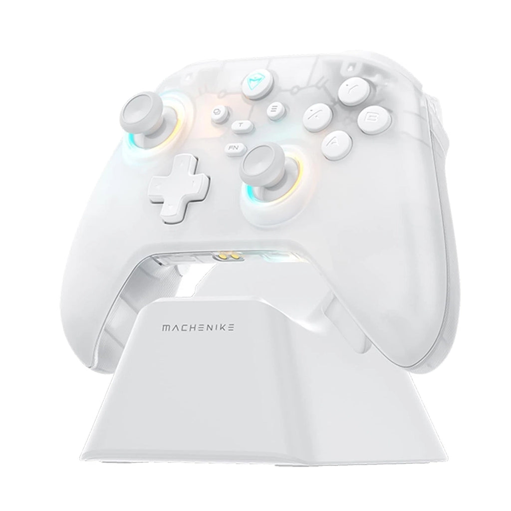 Machenike G3 V2 Belaidis Žaidimų Valdiklis su Įkrovimo Stotele - Balta -- Gaming Accessories