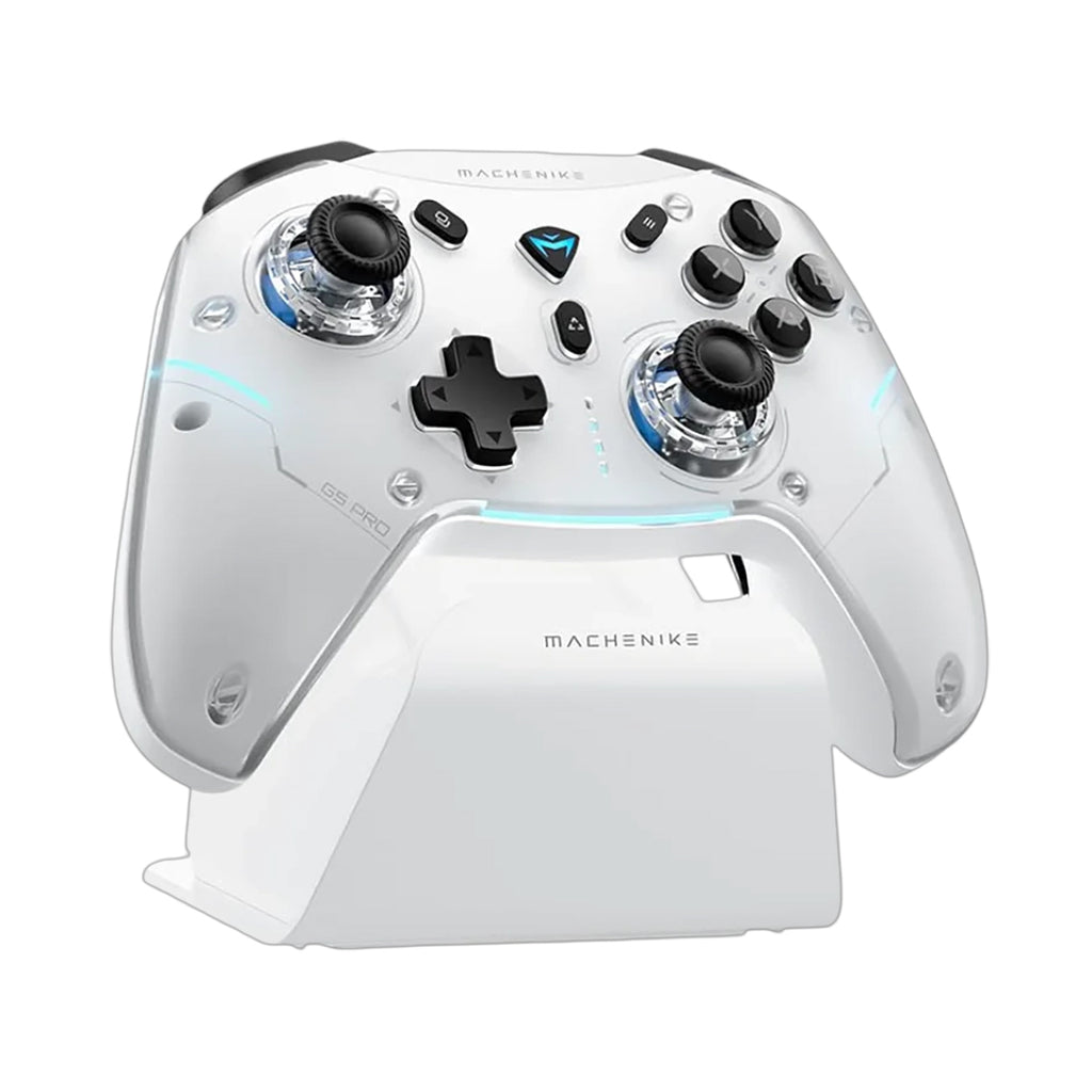 Machenike G5Pro Max Belaidis Žaidimų Valdiklis su Įkrovimo Stotele - Balta -- Gaming Accessories