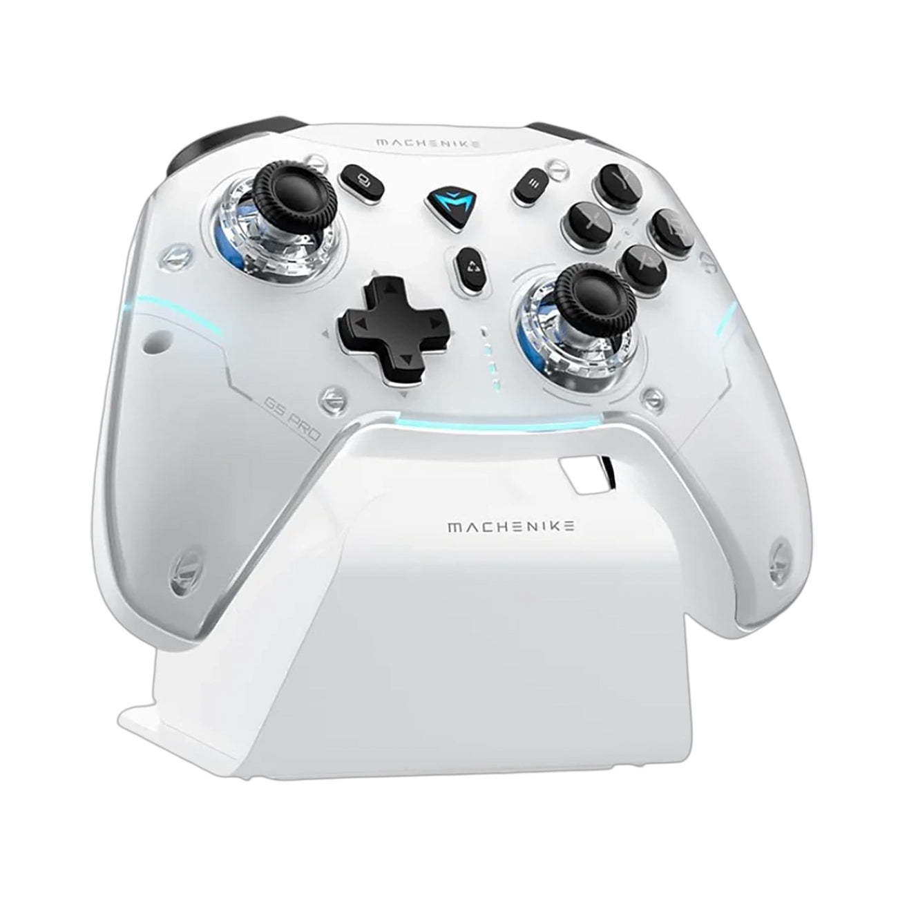 Machenike G5Pro Max Belaidis Žaidimų Valdiklis su Įkrovimo Stotele - Balta -- Gaming Accessories