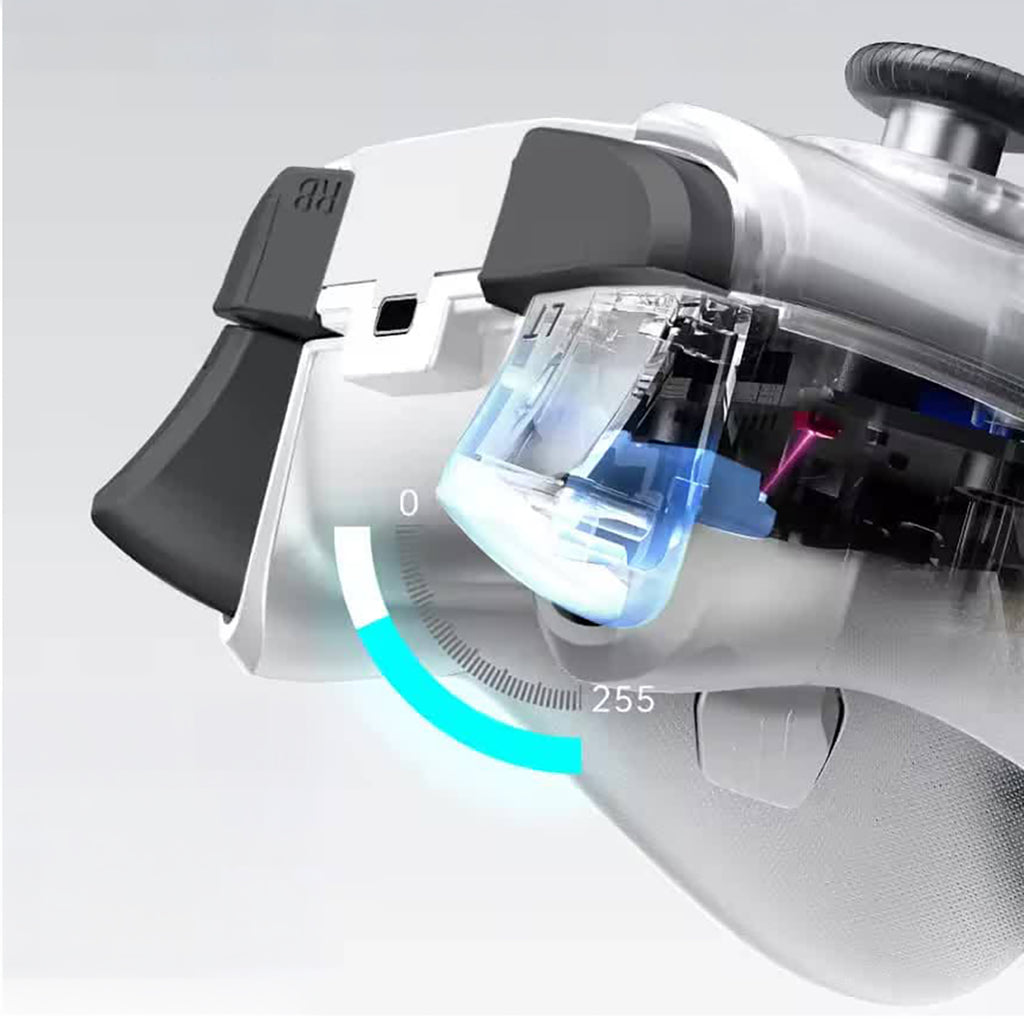 Machenike G5Pro Max Belaidis Žaidimų Valdiklis su Įkrovimo Stotele - Balta -- Gaming Accessories
