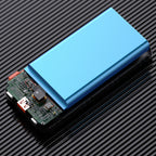 Wozinsky WFC-15B 20000mAh 22.5W PD20W powerbankas su integruotais Lightning ir USB-C kabeliais - Juodas -- Powerbanks