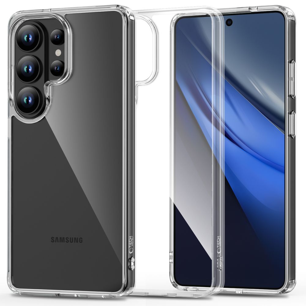 Tech-Protect FlexAir hibridinis dėklas, skirtas Samsung Galaxy S26 Ultra – skaidrus -- Samsung Galaxy S26 Ultra