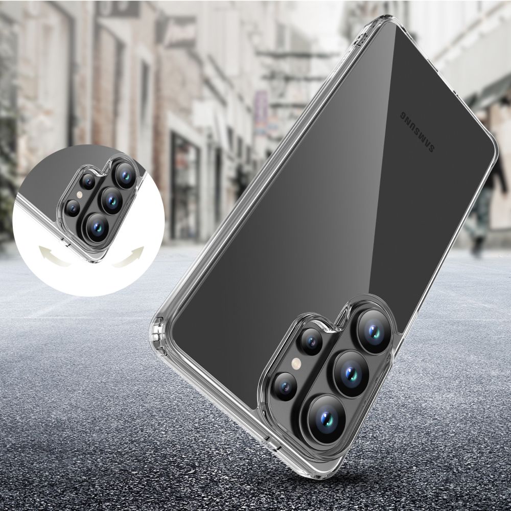 Tech-Protect FlexAir hibridinis dėklas, skirtas Samsung Galaxy S26 Ultra – skaidrus -- Samsung Galaxy S26 Ultra