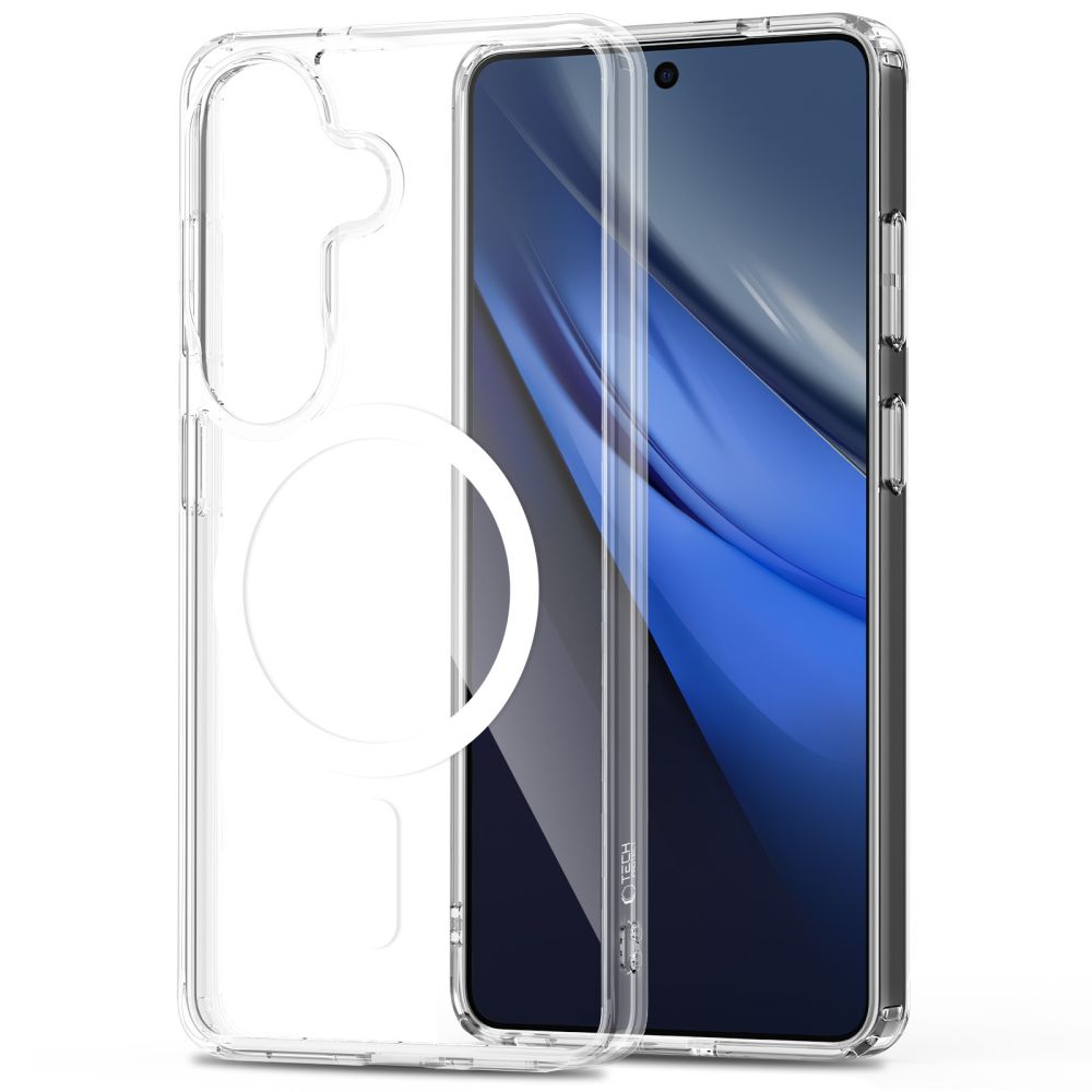 Tech-Protect FlexAir Hybrid MagSafe Dėklas, skirtas Samsung Galaxy S26+ – skaidrus -- Samsung Galaxy S26+