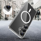 Tech-Protect FlexAir Hybrid MagSafe Dėklas, skirtas Samsung Galaxy S26+ – skaidrus -- Samsung Galaxy S26+