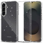 Tech-Protect FlexAir dėklas, skirtas Samsung Galaxy S26 – skaidrus ir blizgantis -- Samsung Galaxy S26