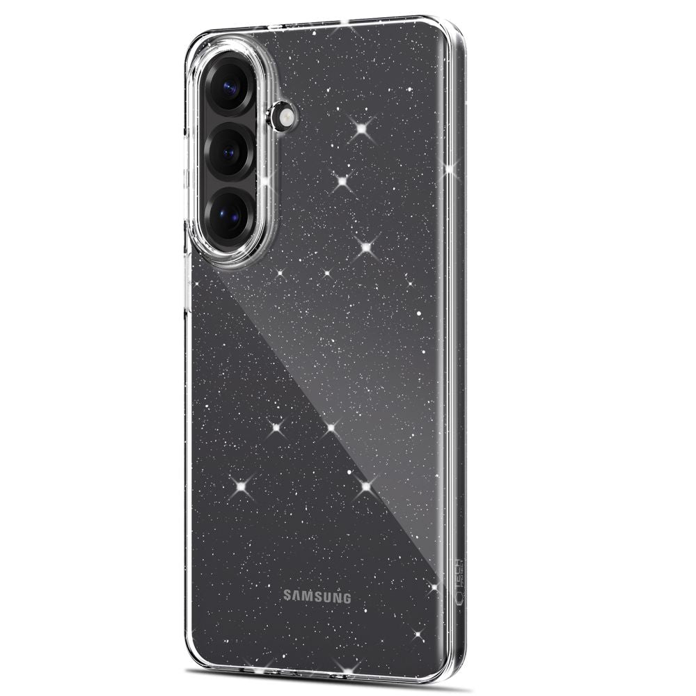 Tech-Protect FlexAir dėklas, skirtas Samsung Galaxy S26 – skaidrus ir blizgantis -- Samsung Galaxy S26