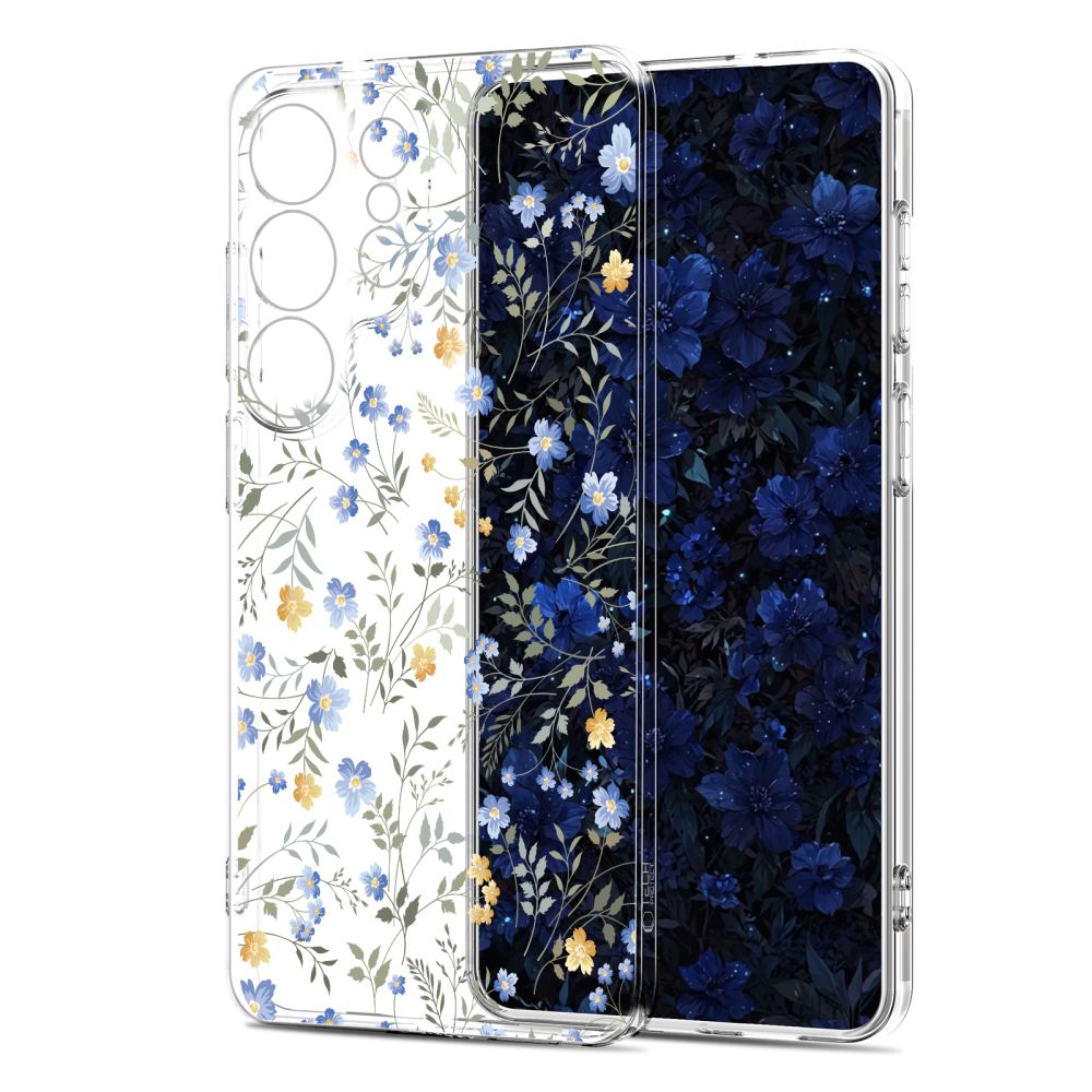 Tech-Protect FlexAir dėklas, skirtas Samsung Galaxy S26 – spalvingos gėlės -- Samsung Galaxy S26