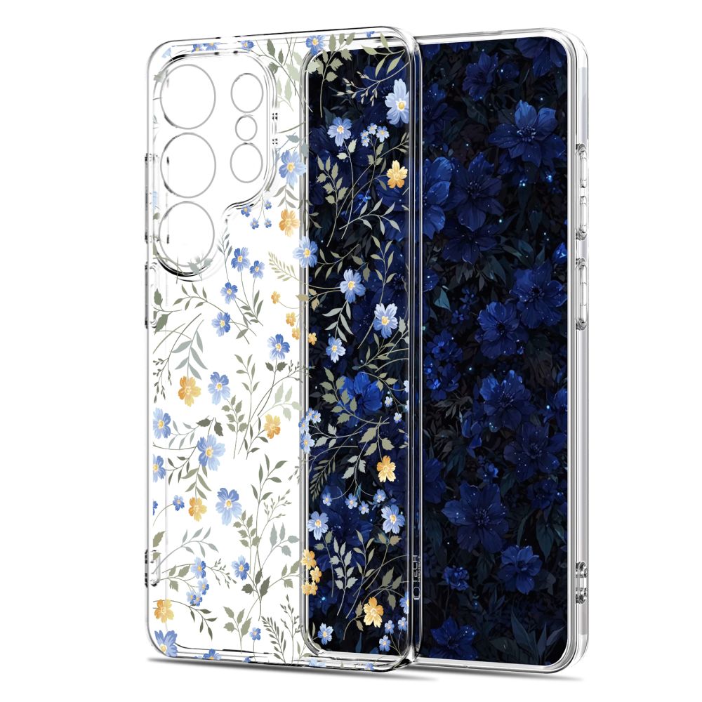 Tech-Protect FlexAir dėklas, skirtas Samsung Galaxy S26 Ultra – spalvingos gėlės -- Samsung Galaxy S26 Ultra