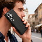 Tech-Protect piniginės dėklas, skirtas Samsung Galaxy S26 Ultra – juodas -- Samsung Galaxy S26 Ultra