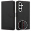 Tech-Protect piniginės dėklas, skirtas Samsung Galaxy S26 – juodas ir raudonas -- Samsung Galaxy S26