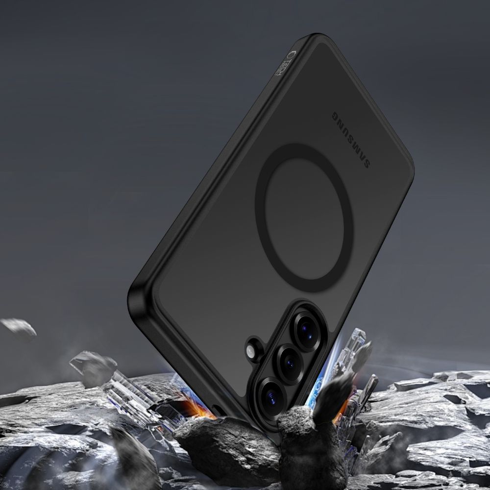 Tech-Protect MagPeak MagSafe dėklas, skirtas Samsung Galaxy S26 - juodas -- Samsung Galaxy S26
