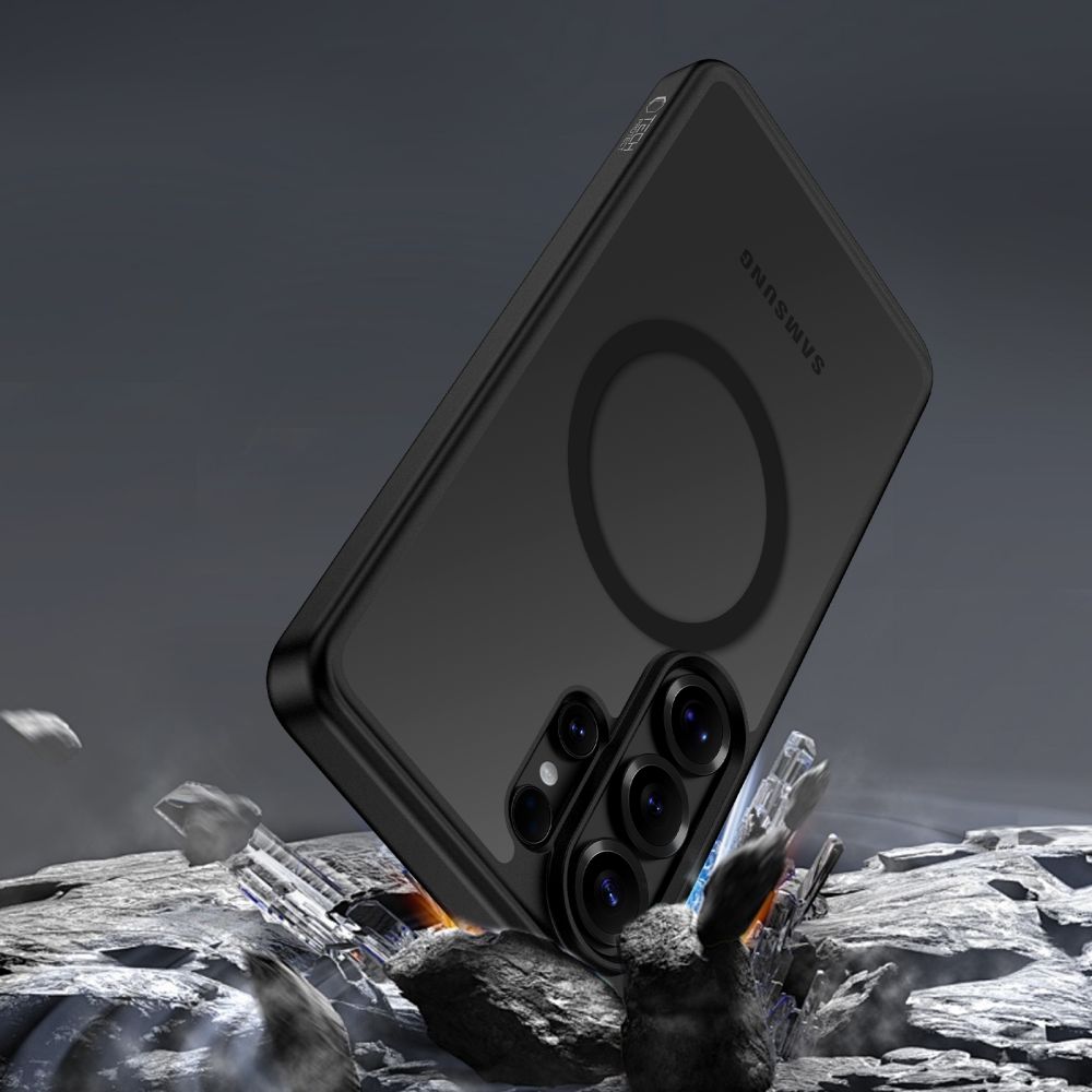 Tech-Protect MagPeak MagSafe Dėklas, skirtas Samsung Galaxy S26 Ultra - Black -- Samsung Galaxy S26 Ultra