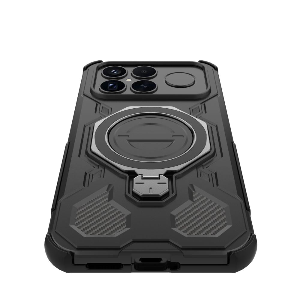 Tech-Protect TacticStand MagSafe dėklas, skirtas Xiaomi Poco F8 Ultra - juodas -- Xiaomi Poco F8 Ultra / Poco F8 Ultra