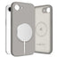 Tech-Protect Silikoninis MagSafe Dėklas, skirtas iPhone 16e / 17e - pilkas -- iPhone 16e / iPhone 17e