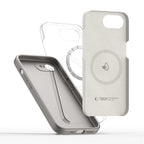 Tech-Protect Silikoninis MagSafe Dėklas, skirtas iPhone 16e / 17e - pilkas -- iPhone 16e / iPhone 17e