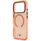 BMW M IML Metaliniai logotipai MagSafe Dėklas, skirtas iPhone 17 Pro - Pro Orange