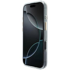 Guess IML Gradient Script Metal MagSafe Dėklas, skirtas iPhone 17 - White