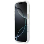 Guess IML Gradient Script Metal MagSafe Dėklas, skirtas iPhone 17 Pro - White