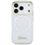 Guess IML Gradient Script Metal MagSafe Dėklas, skirtas iPhone Air - White