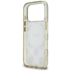 Guess IML Bijūnų taškas MagSafe Dėklas, skirtas iPhone 17 Pro - Beige