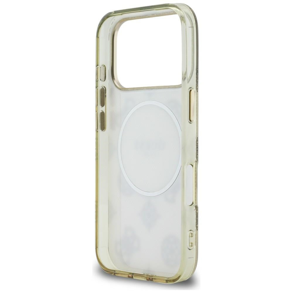 Guess IML Bijūnų taškas MagSafe Dėklas, skirtas iPhone 17 Pro - Beige
