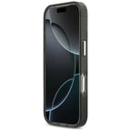 Guess IML Bijūnų taškas MagSafe Dėklas, skirtas iPhone 17 Pro - Black
