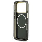 Guess IML Bijūnų taškas MagSafe Dėklas, skirtas iPhone 17 Pro - Black