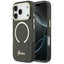 Guess IML Script Metal MagSafe Dėklas, skirtas iPhone 17 Pro Max - Black
