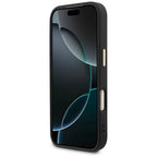 Guess Perforuotas 4G MagSafe dėklas, skirtas iPhone 17 Pro Max - black