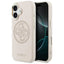 Guess Perforuotas 4G MagSafe Dėklas, skirtas iPhone 17 - rožinis