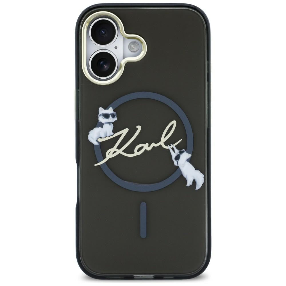 Karl Lagerfeld IML Choupettes Karl Script logotipas MagSafe iPhone Air Case – juodas -- Cell phone cases and covers