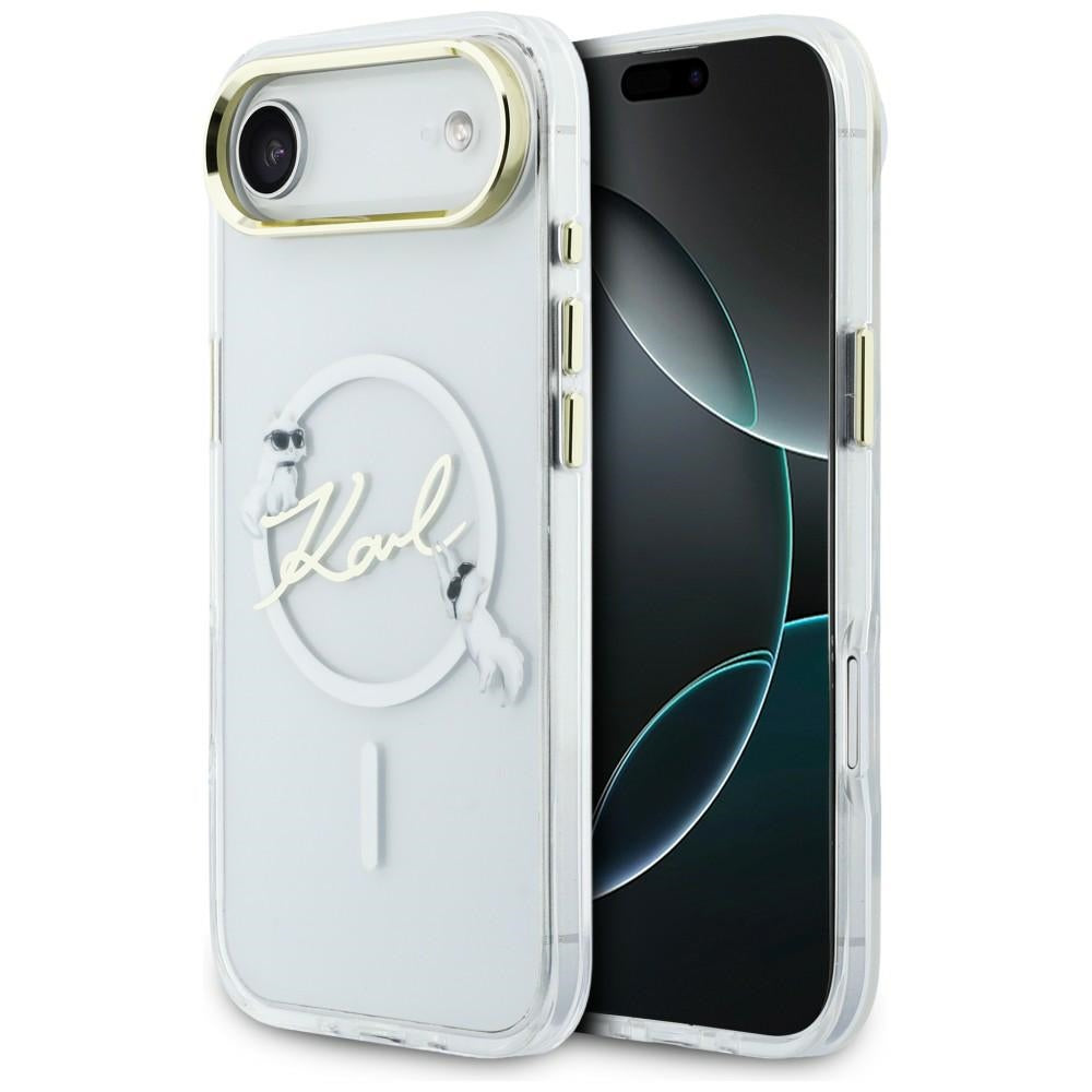 Karl Lagerfeld IML Choupettes Karl Script logotipas MagSafe iPhone Air Case – skaidrus -- Cell phone cases and covers