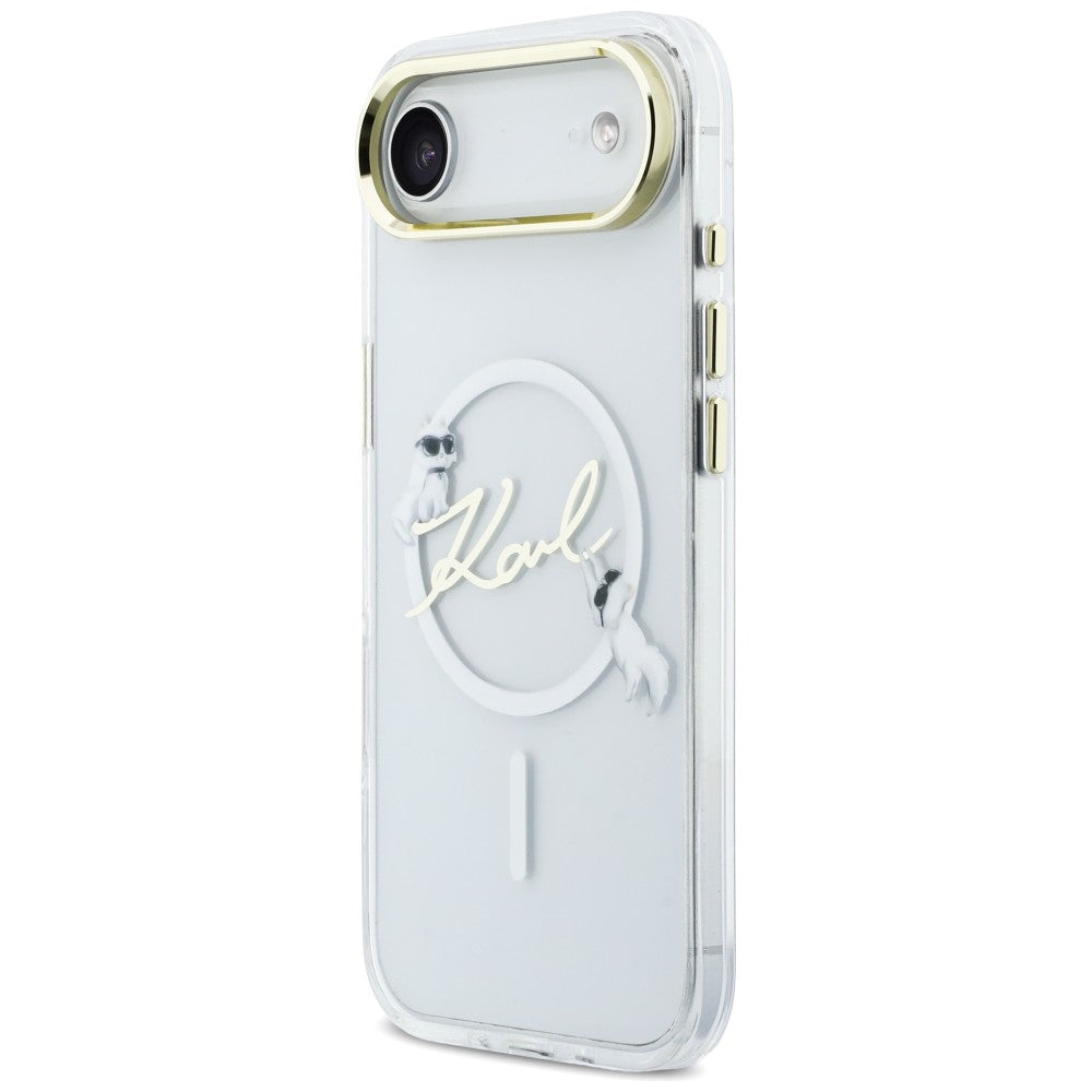 Karl Lagerfeld IML Choupettes Karl Script logotipas MagSafe iPhone Air Case – skaidrus -- Cell phone cases and covers