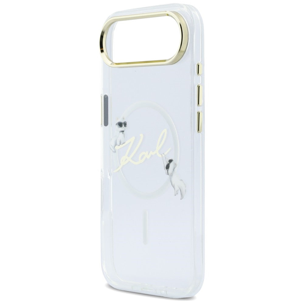 Karl Lagerfeld IML Choupettes Karl Script logotipas MagSafe iPhone Air Case – skaidrus -- Cell phone cases and covers