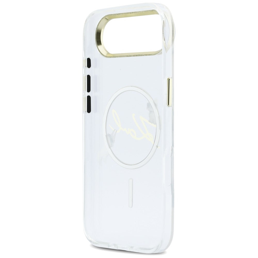 Karl Lagerfeld IML Choupettes Karl Script logotipas MagSafe iPhone Air Case – skaidrus -- Cell phone cases and covers