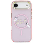 Karl Lagerfeld IML Choupettes Karl Script logotipas MagSafe iPhone Air Case – rožinė -- Cell phone cases and covers