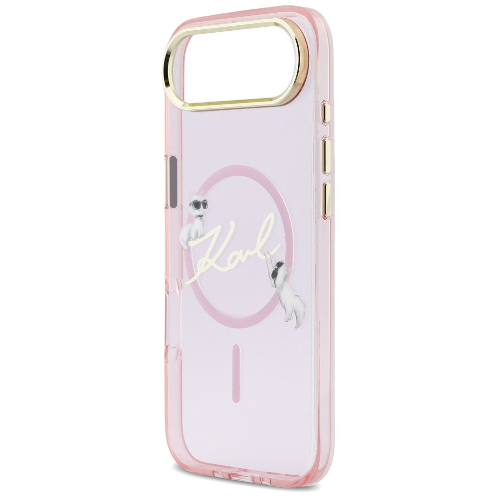 Karl Lagerfeld IML Choupettes Karl Script logotipas MagSafe iPhone Air Case – rožinė -- Cell phone cases and covers