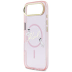 Karl Lagerfeld IML Choupettes Karl Script logotipas MagSafe iPhone Air Case – rožinė -- Cell phone cases and covers