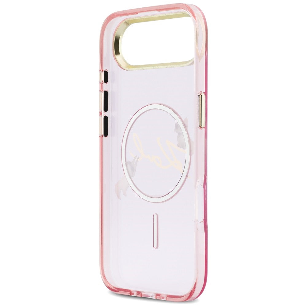 Karl Lagerfeld IML Choupettes Karl Script logotipas MagSafe iPhone Air Case – rožinė -- Cell phone cases and covers