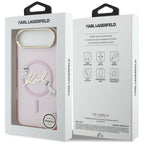 Karl Lagerfeld IML Choupettes Karl Script logotipas MagSafe iPhone Air Case – rožinė -- Cell phone cases and covers