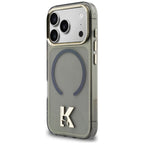 Karl Lagerfeld IML K galvos logotipas MagSafe Dėklas, skirtas iPhone 17 Pro - juodas