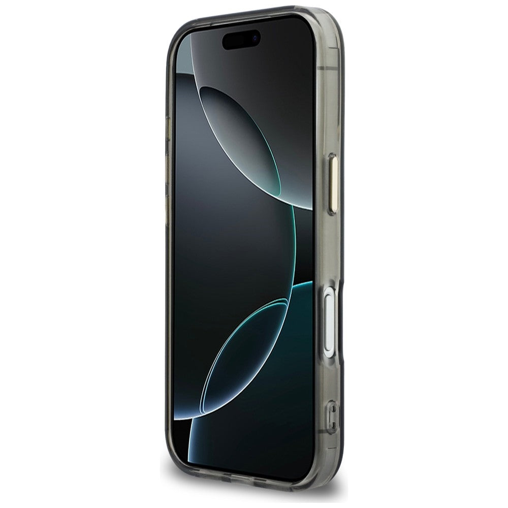 Karl Lagerfeld IML K galvos logotipas MagSafe Dėklas, skirtas iPhone 17 Pro - juodas