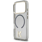 Karl Lagerfeld IML K galvos logotipas MagSafe Dėklas, skirtas iPhone 17 Pro - juodas