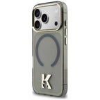 Karl Lagerfeld IML K galvos logotipas MagSafe Dėklas, skirtas iPhone 17 Pro Max - juodas